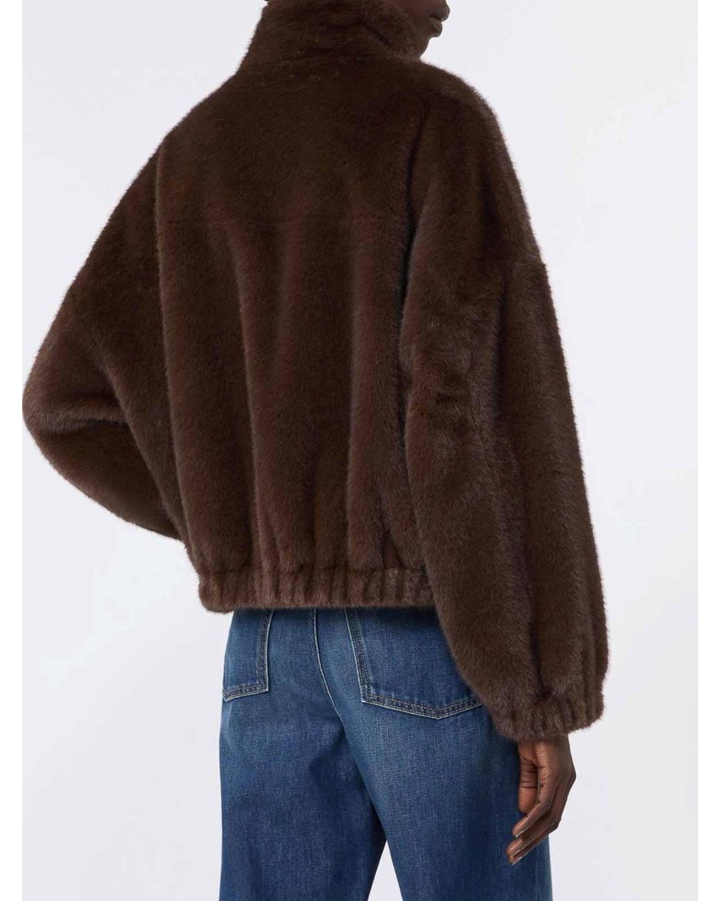 Weekend by Maxmara Brown Anemone Mink Jacket