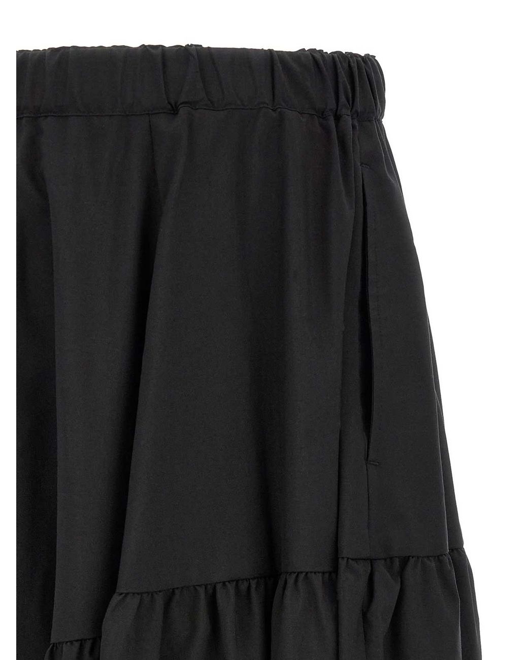 Comme des Garçons Black Barrel Leg Pants for men