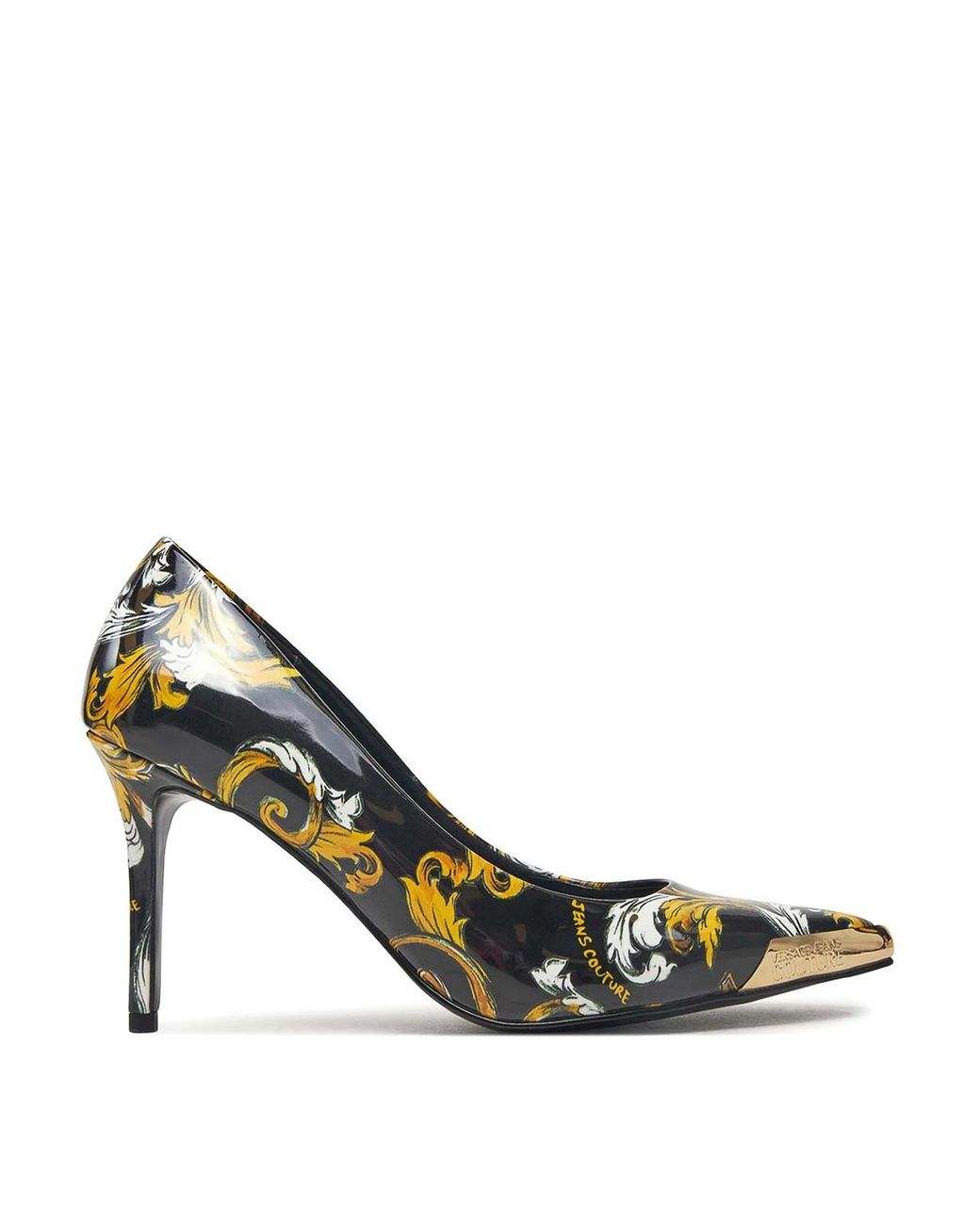 Versace Jeans Couture Metallic Baroque Pump