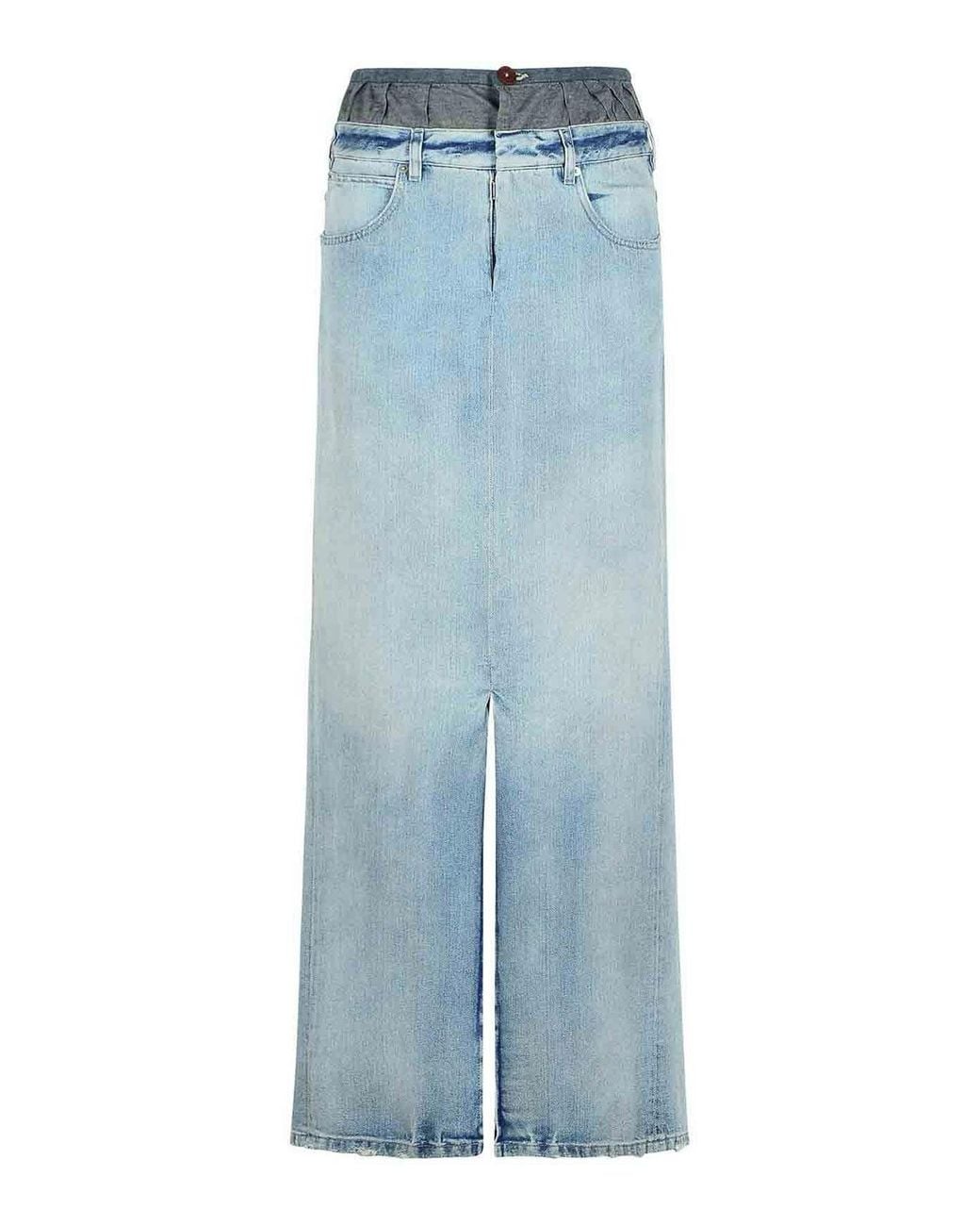 Maison Margiela Blue Denim Skirt