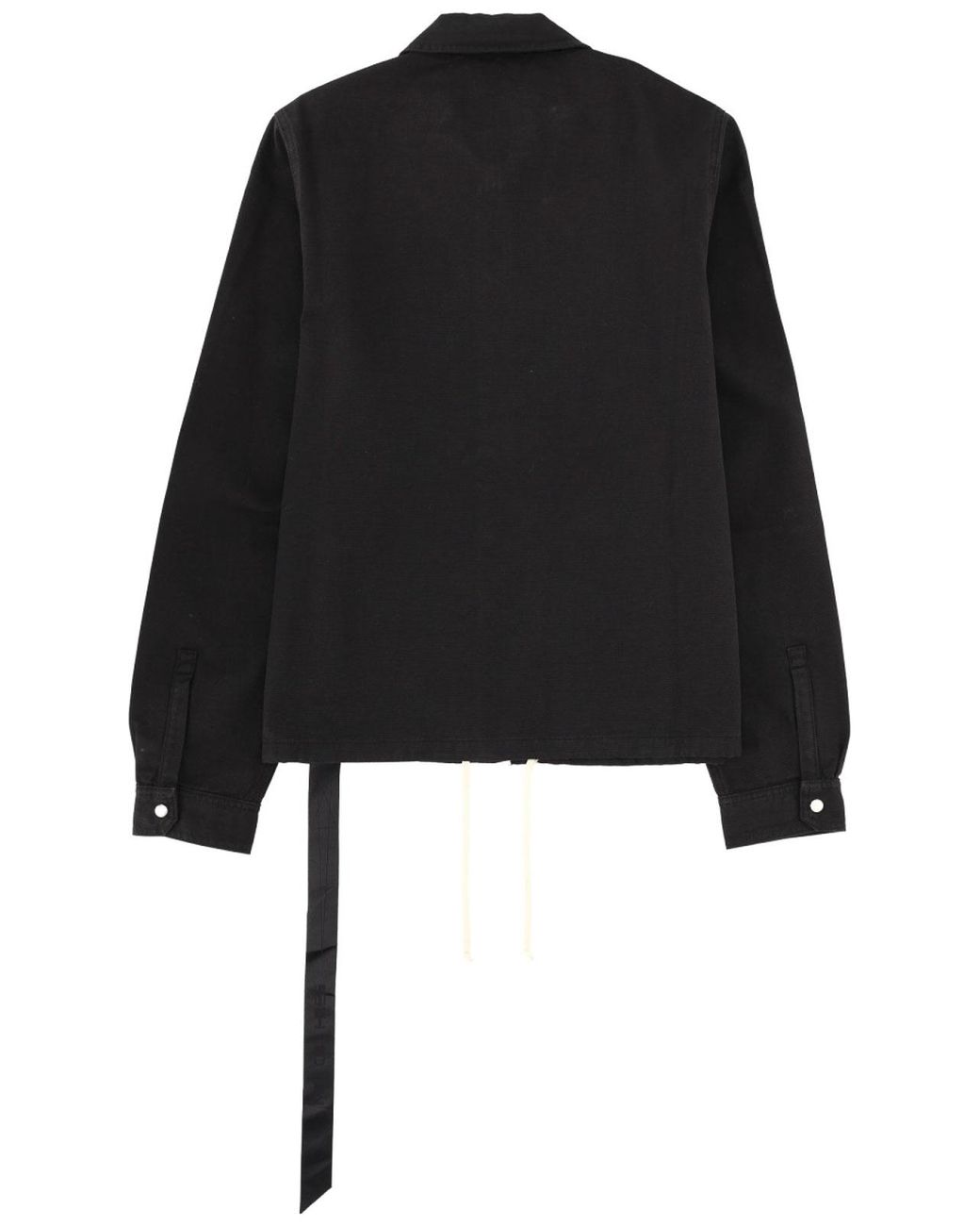 Rick Owens Black Giacca Zipfront for men