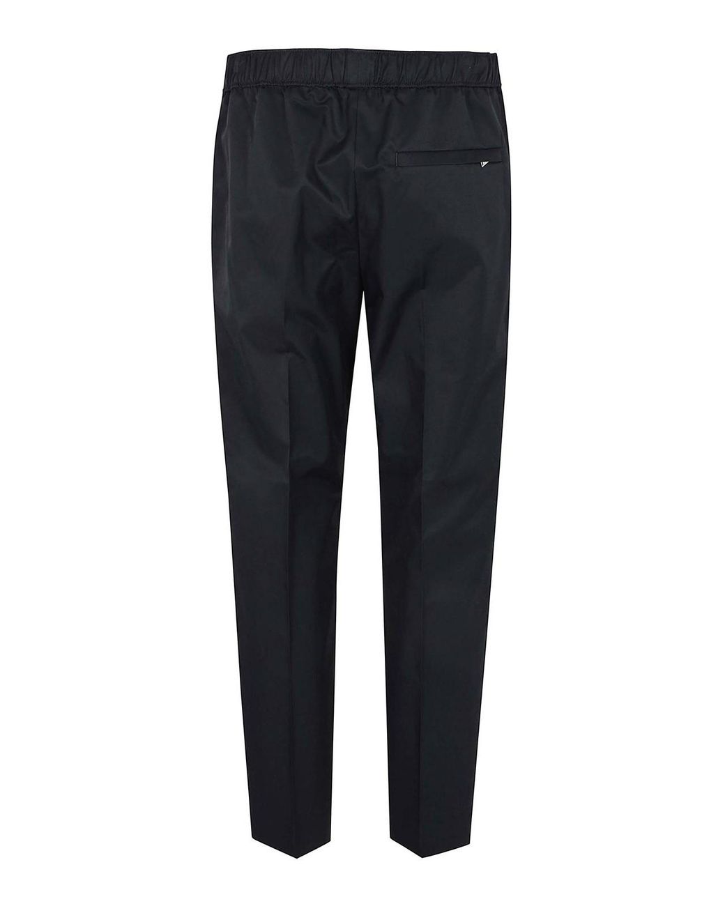 Lanvin Black Elasticated Waist Trousers for men