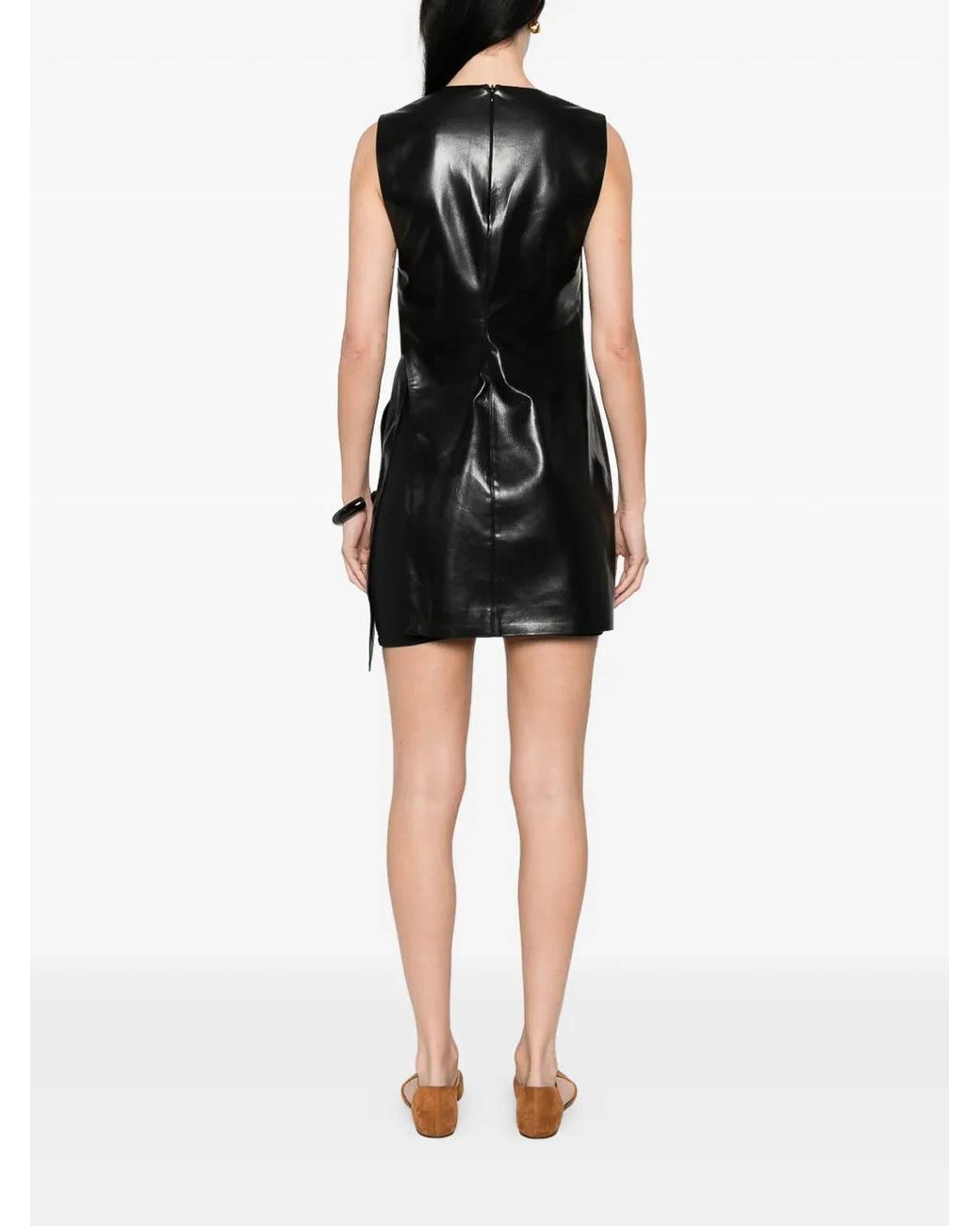 Nanushka Black Winta Dress