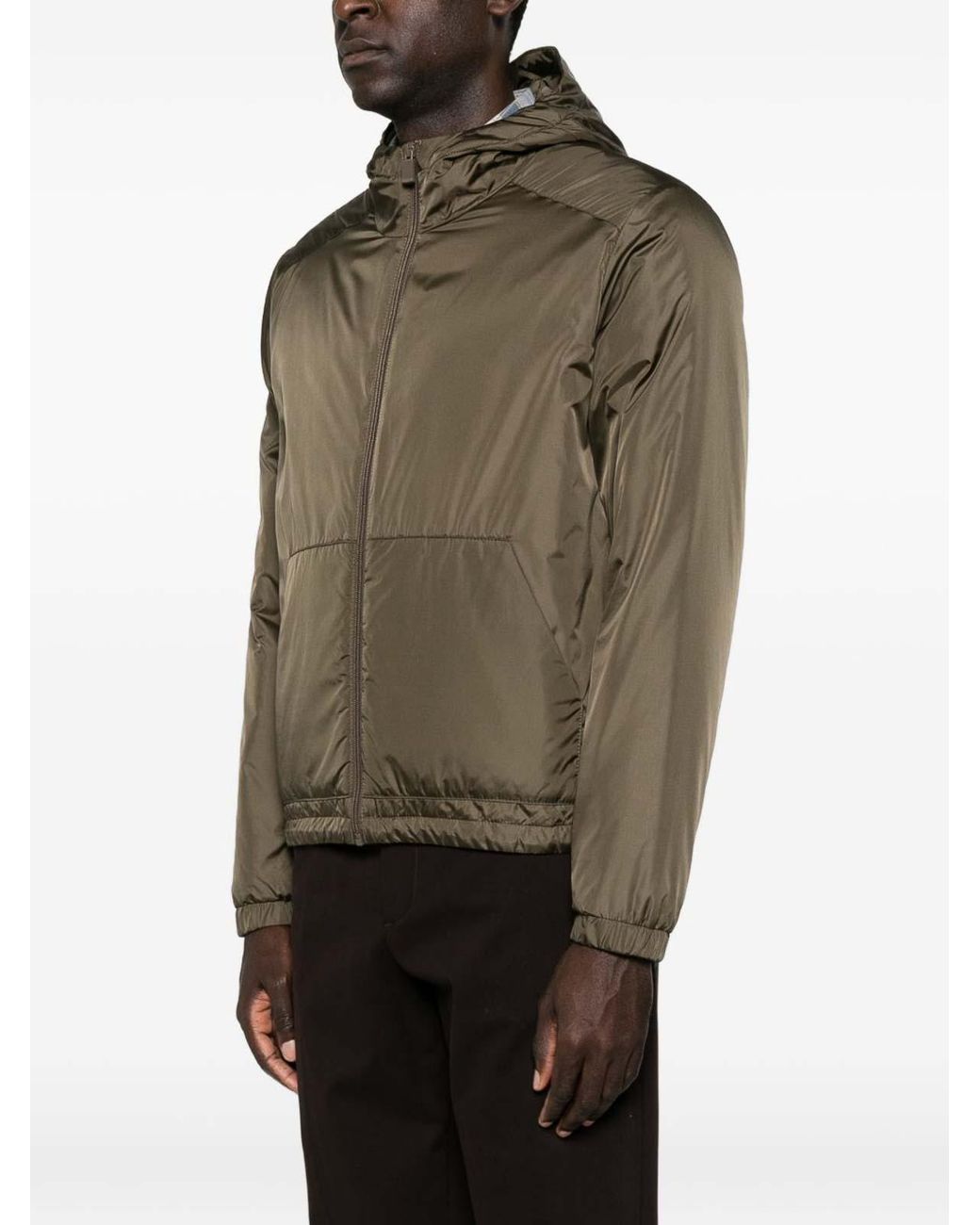 Aspesi Green Military Nylon Jacket for men