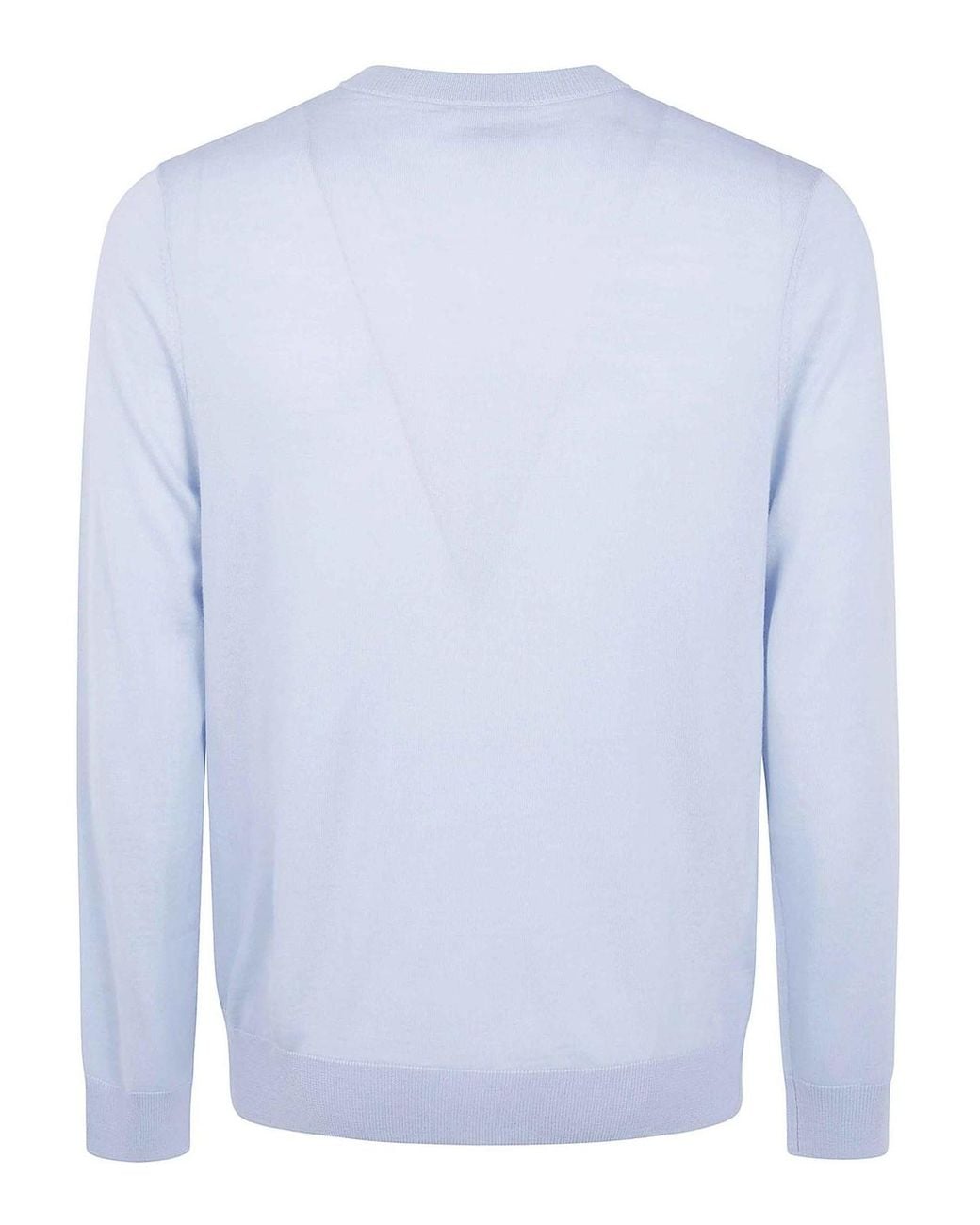 Paul Smith Blue Crew-Neck Merino Sweater for men