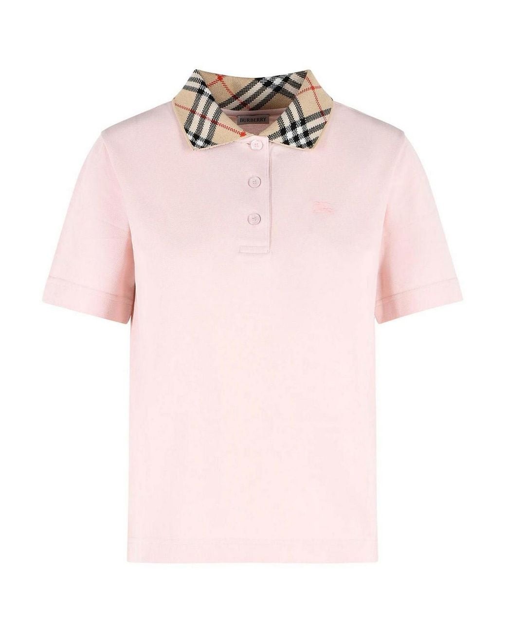 Burberry Pink Imogen Cotton Polo Shirt