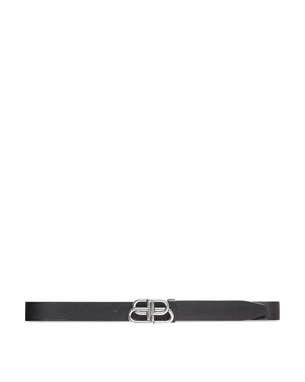 Balenciaga White Leather Belt for men