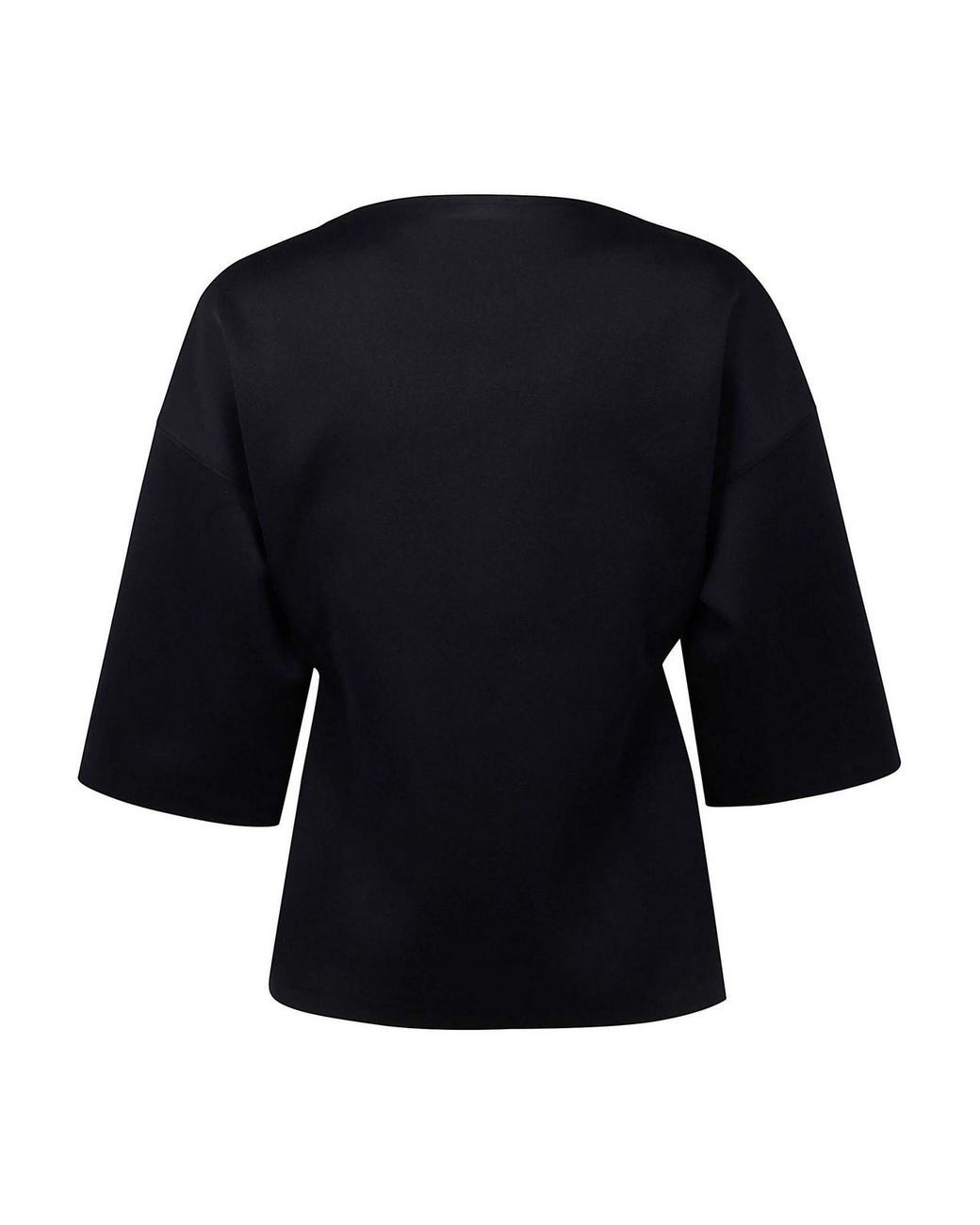Auralee Black Wetsuit Jersey Boat Neck Po