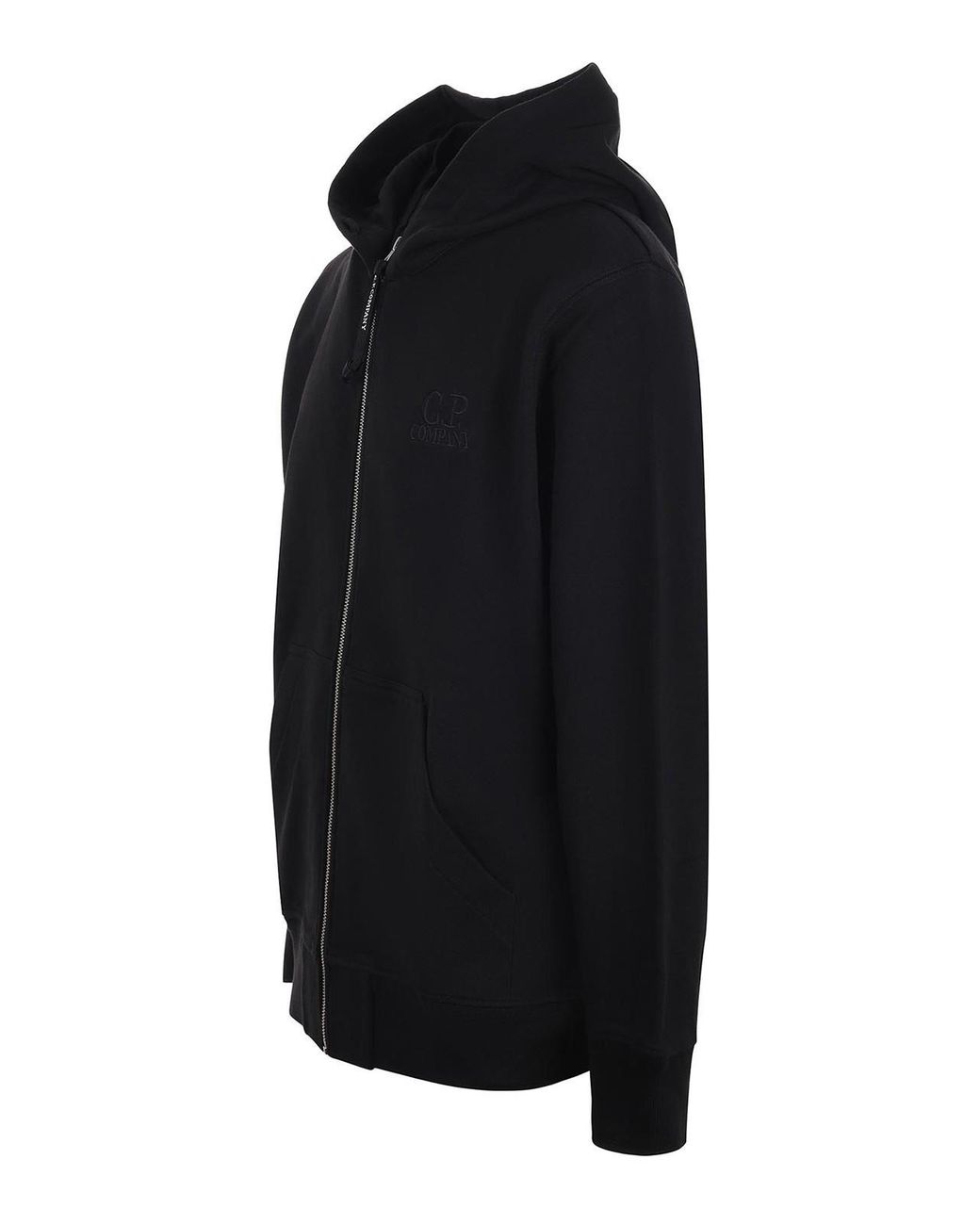 C P Company Black Cotton Sweatshirt for men