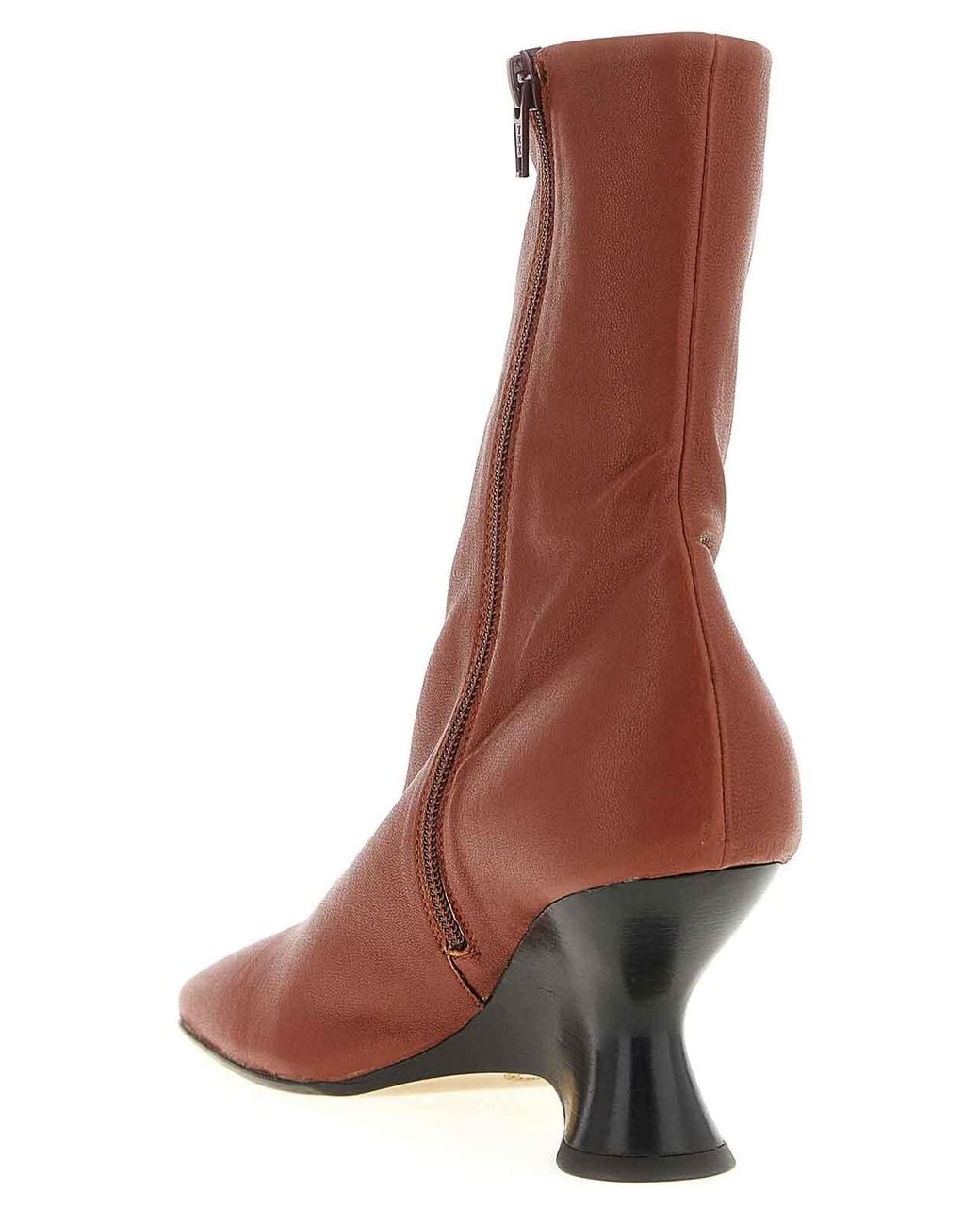 Dries Van Noten Brown Wl Ankle Boots