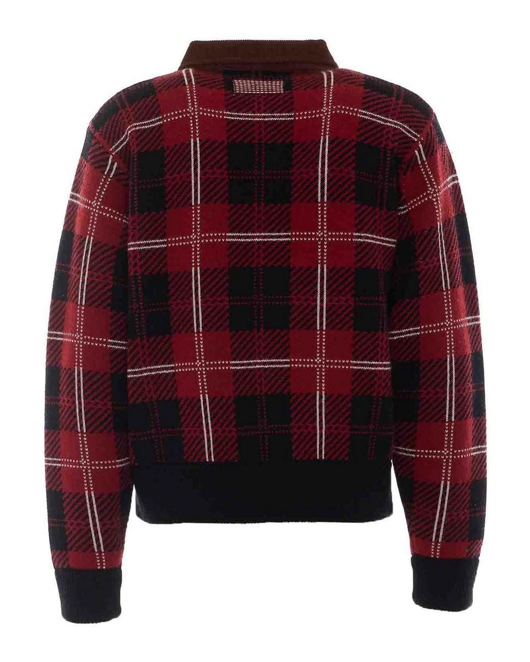Guest In Residence Red Tartan Bomber for men