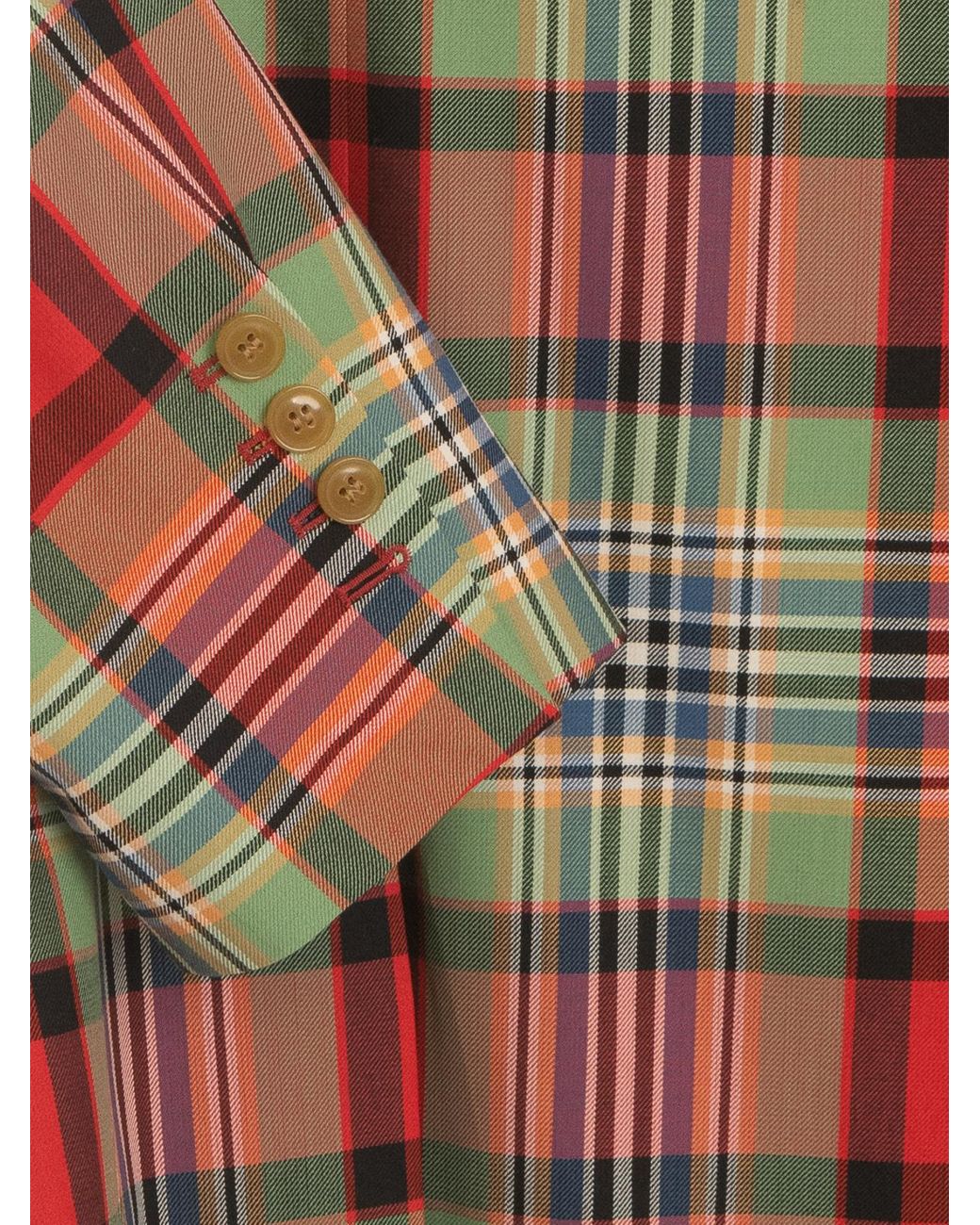 Vivienne Westwood Red Classic Jacket Tartan for men