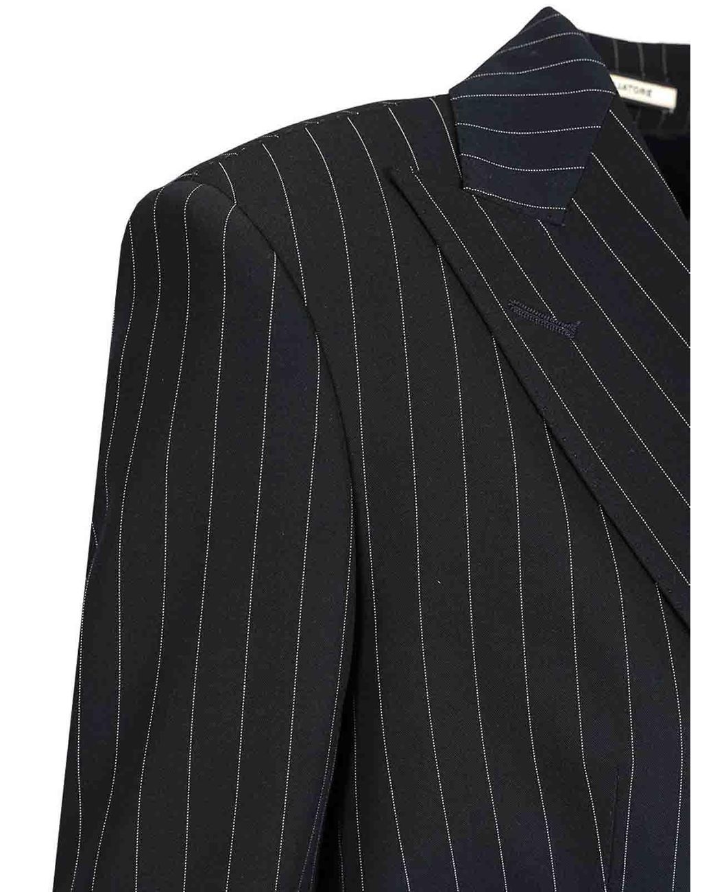 Tagliatore Black "Bertha" Long Blazer