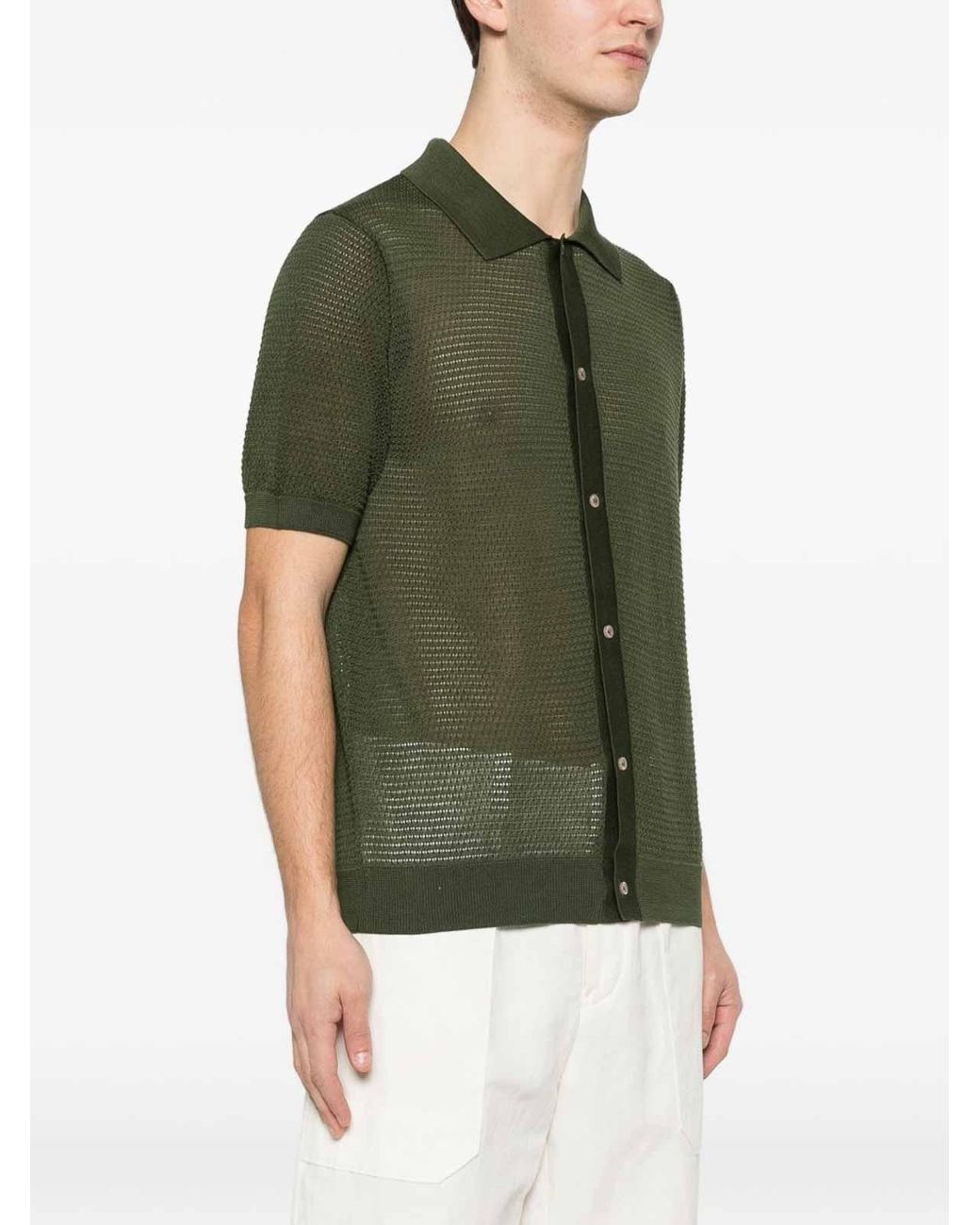 Tagliatore Green Shirt for men