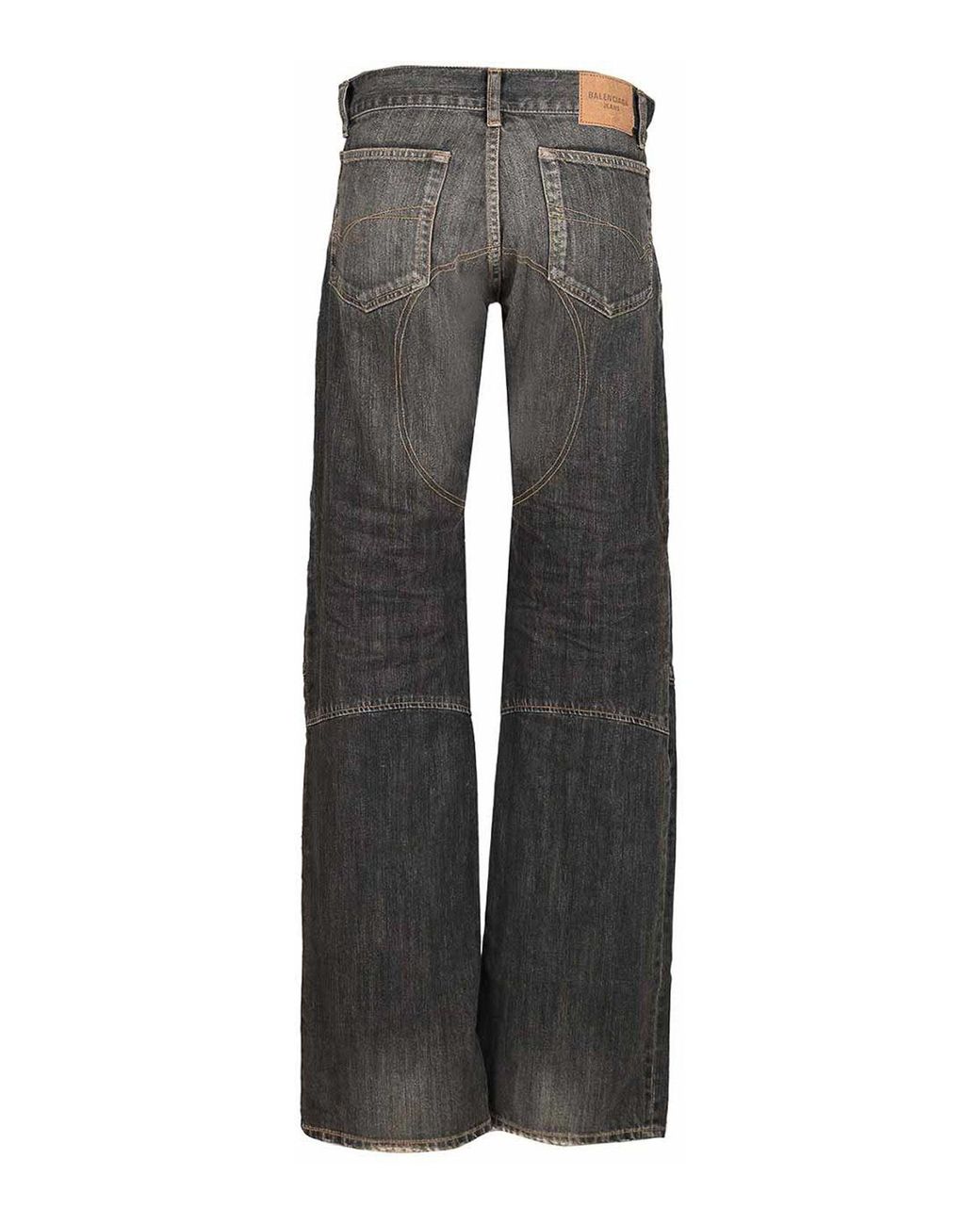 パンツ BALENCIAGA fitted low-waist jeans Balenciaga Fitted Low-Waist in Gray for Men | Lyst