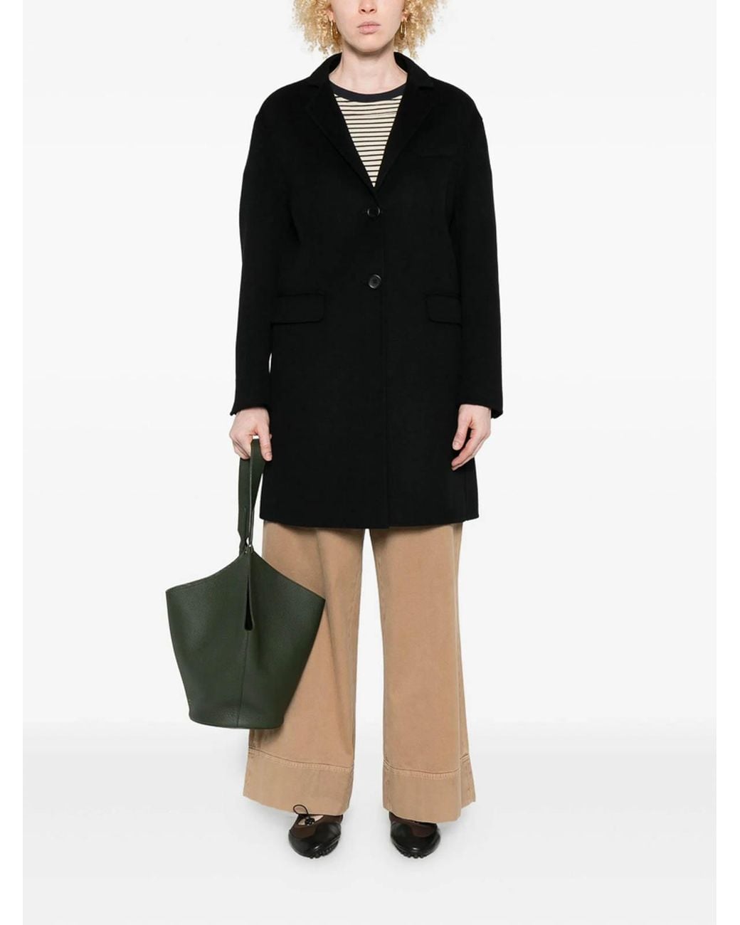 Twinset Black Coat