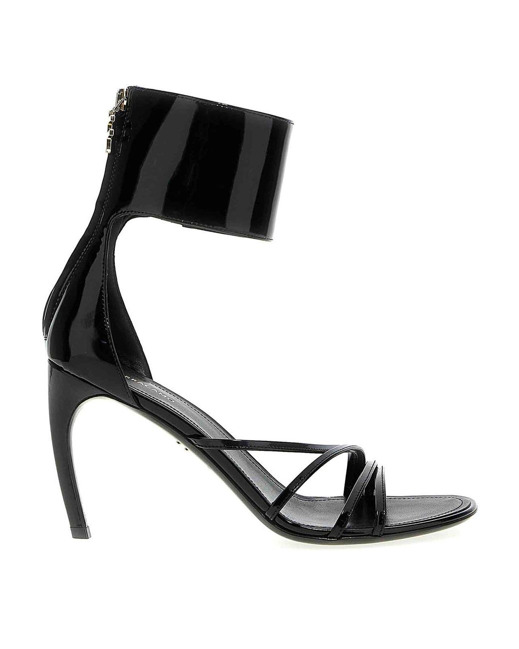 Ferragamo Black 'Clethra' Sandals