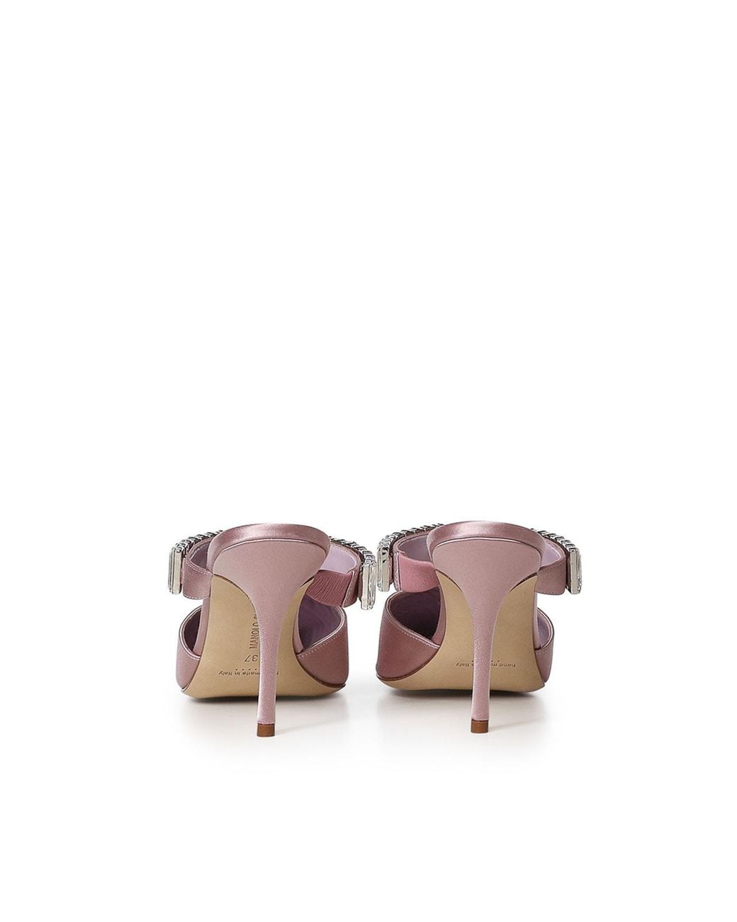 Manolo Blahnik Pink Mules
