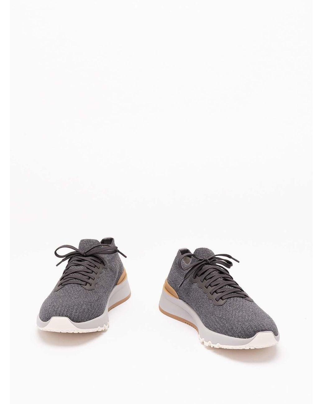 Brunello Cucinelli Sneaker in Gray für Herren