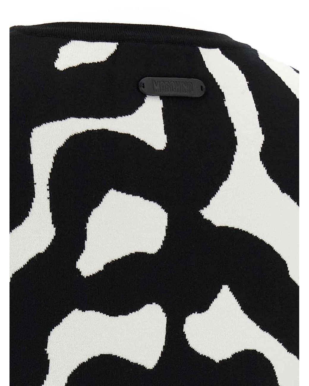 Pull Col Rond Moschino en coloris Black