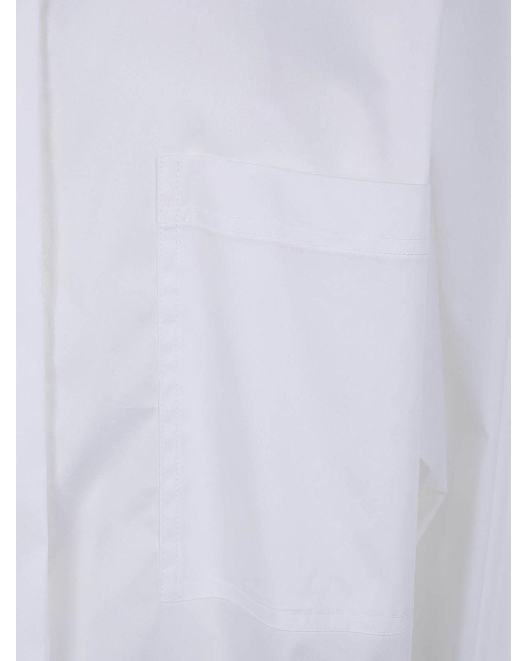 DARKPARK White Paola Wrapped Shirt