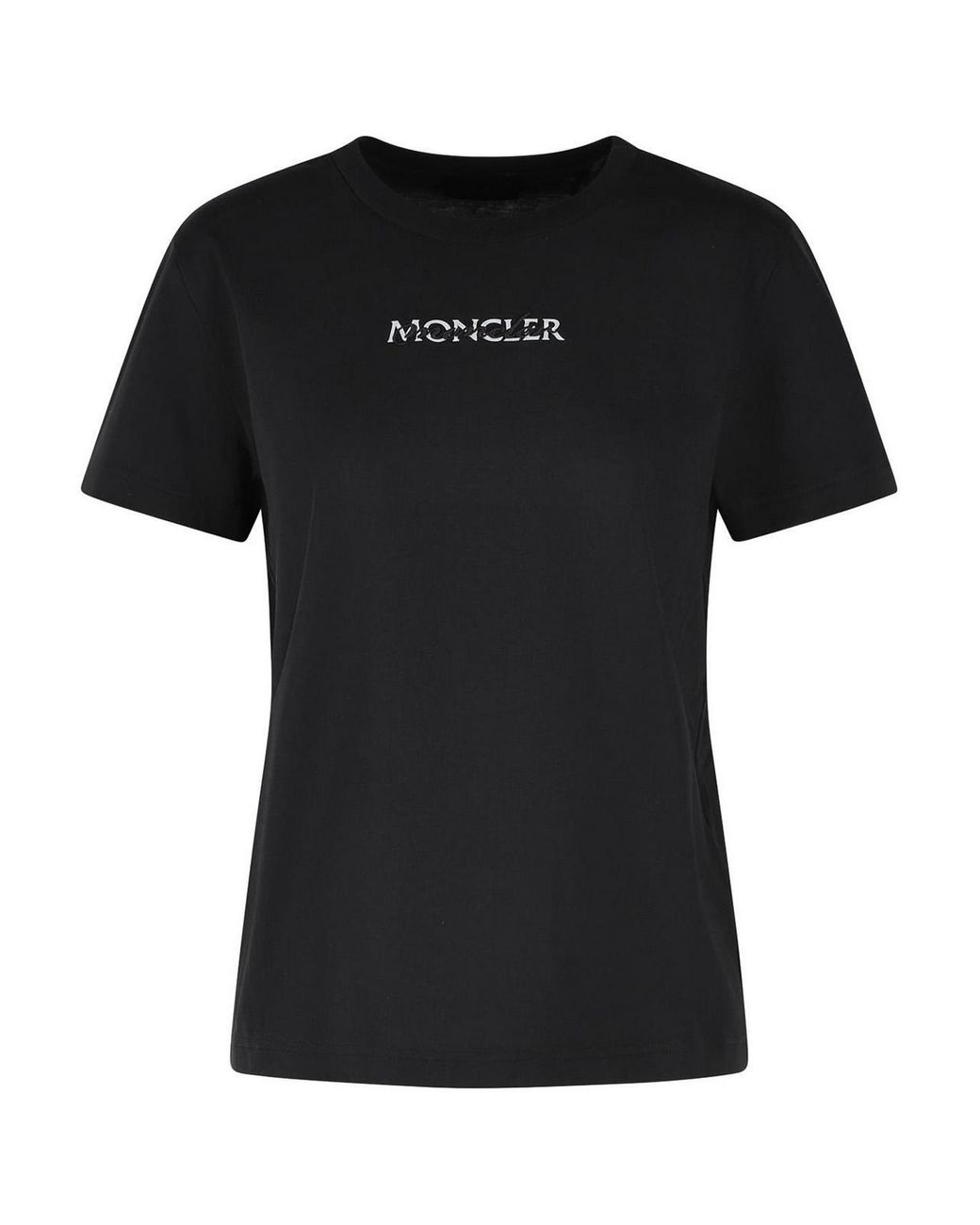 Moncler Black Cotton T-Shirt