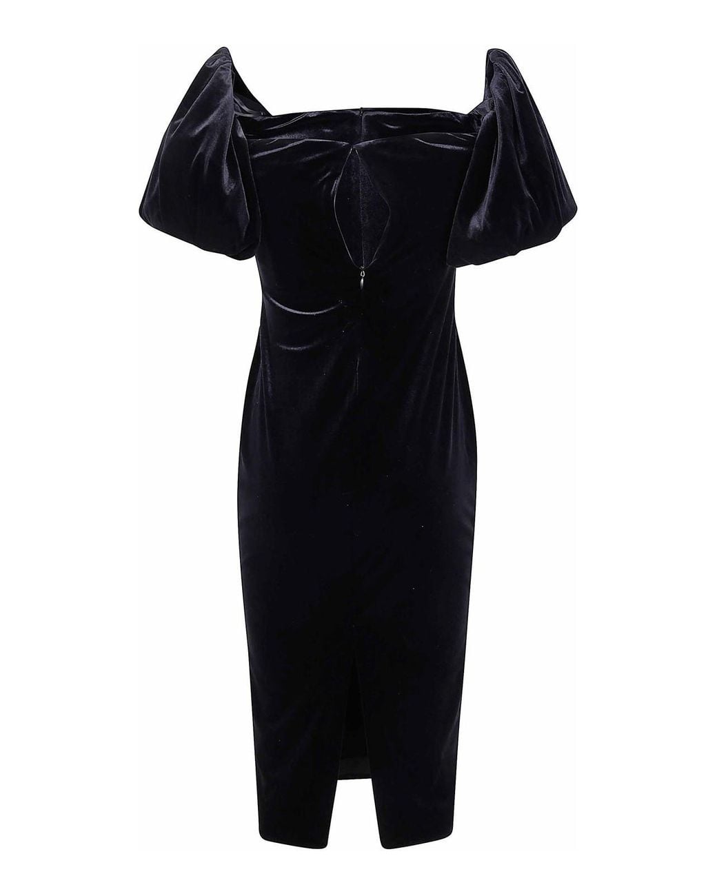 Ralph Lauren "Faraine" Short Sleeves Cocktail Dress in Black Lyst UK — free download