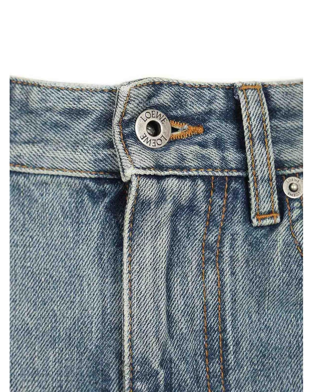 Loewe Gray Denim Jeans