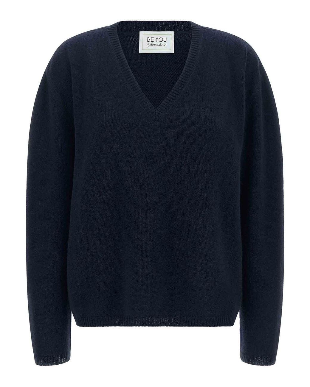 Be You Blue V-Neck Sweater
