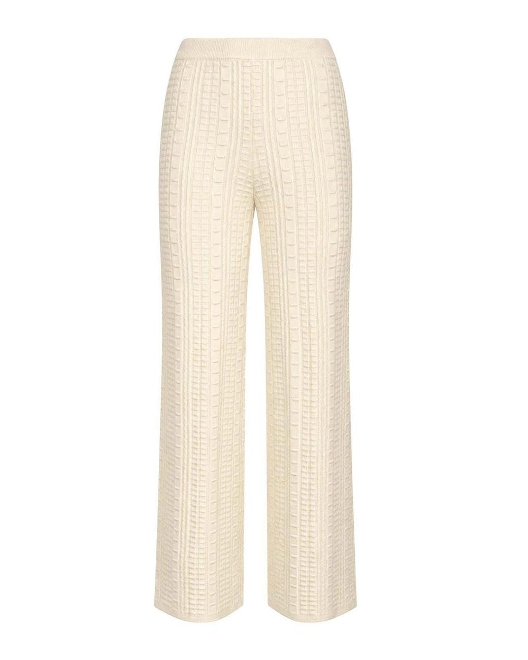 Twinset Natural Palazzo Trousers
