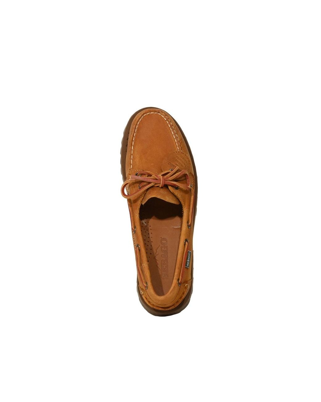 Sebago Brown Docksied Ranger Muddy Moccasins for men