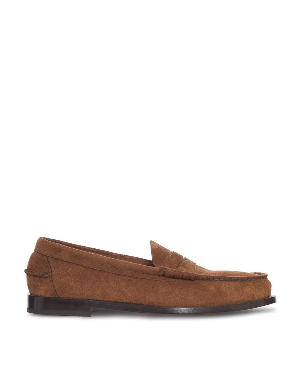 Church's Brown Soft Suede Loafer for men