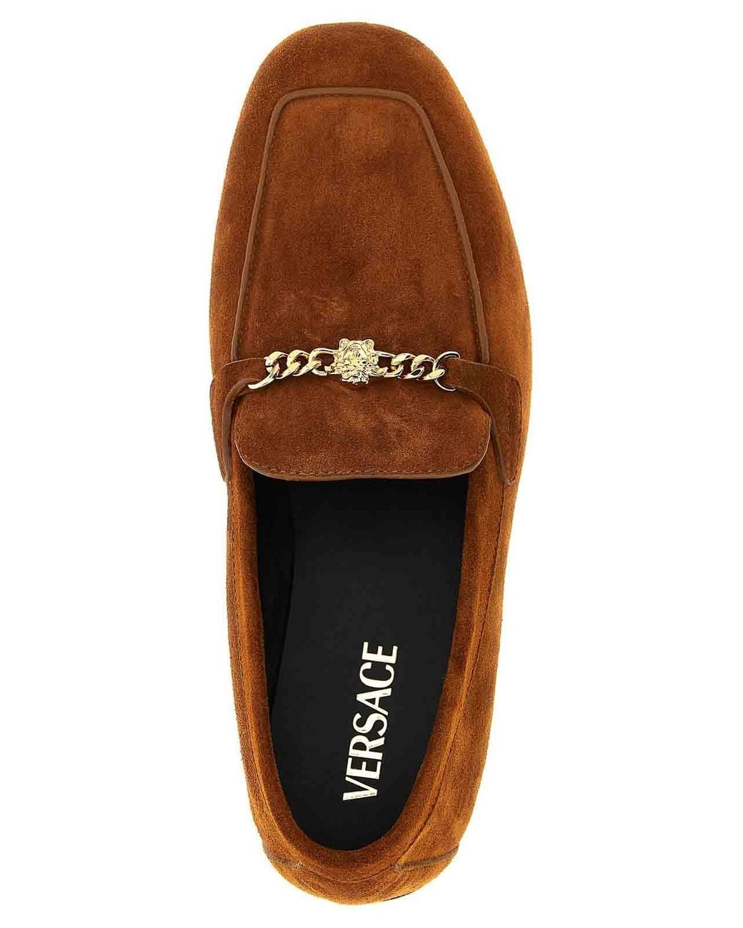 Versace Brown Loafers