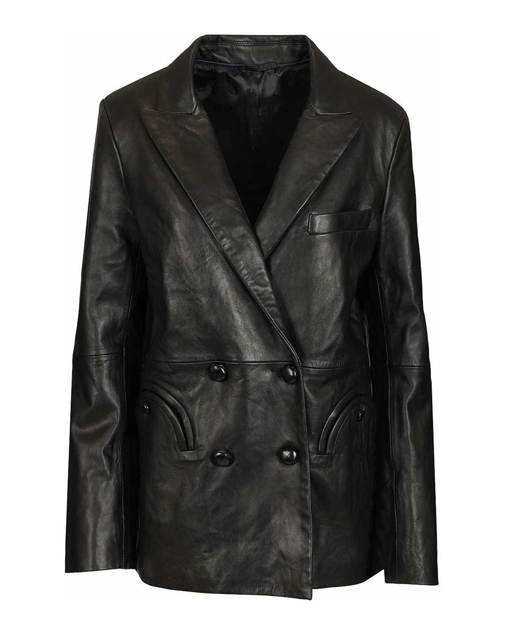 Blazé Milano Black Vegas Baby Double-Breasted Blazer