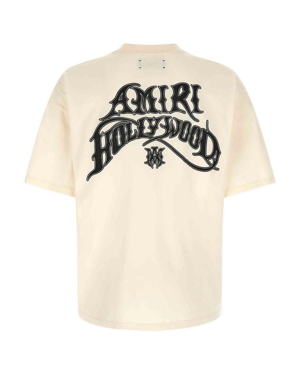 Amiri White T-Shirt With Hollywood Lj Skate Logo for men