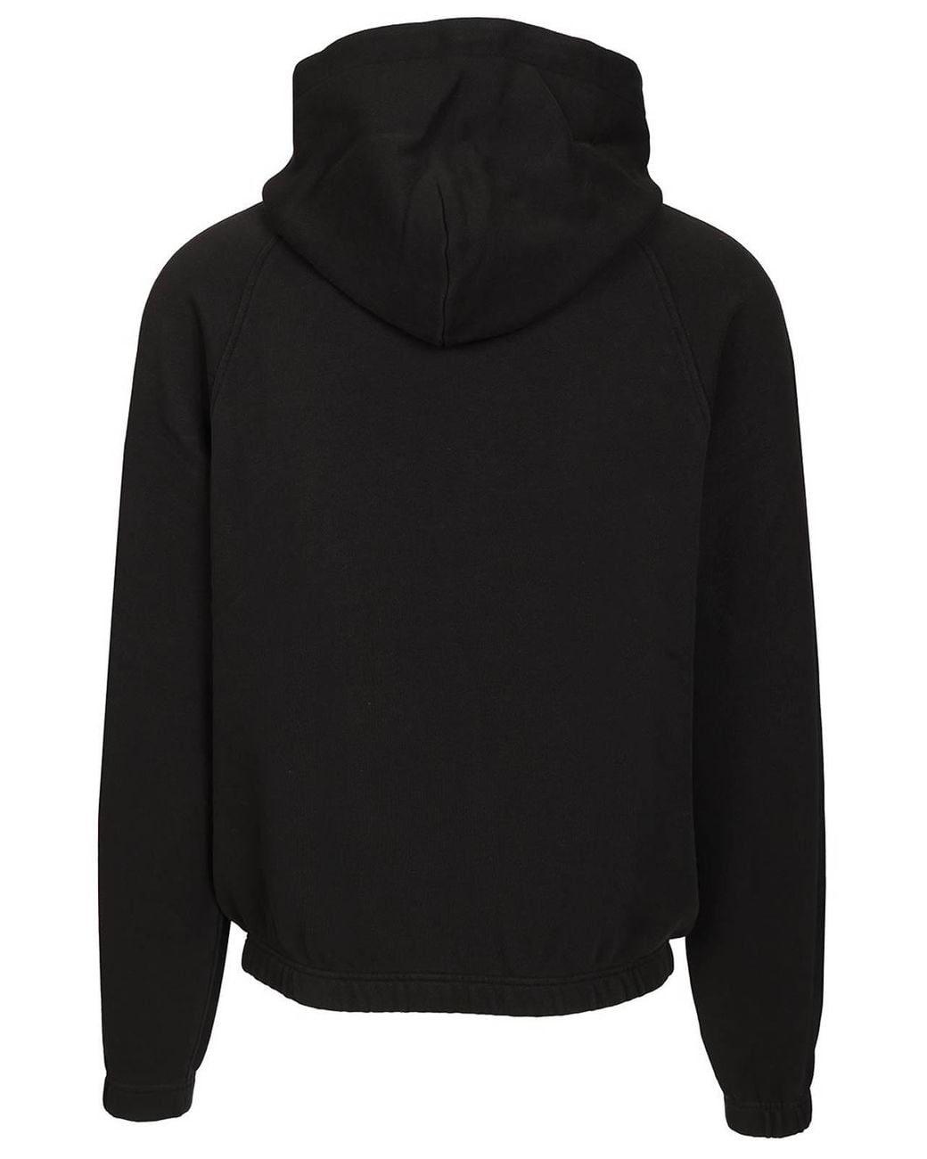 Palm Angels Black Vintage Box Hoodie for men