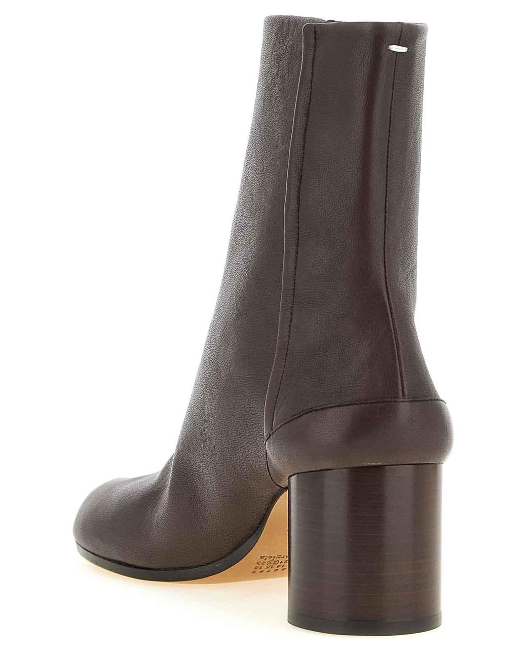 Maison Margiela Brown Tabi' Ankle Boots