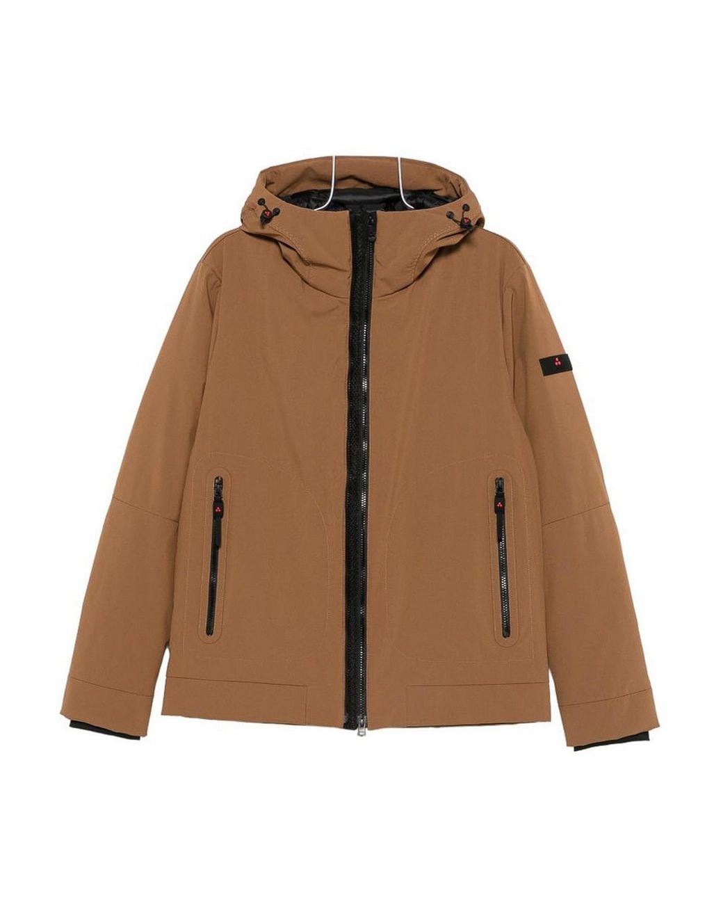 Peuterey Brown Short Technical Jacket for men