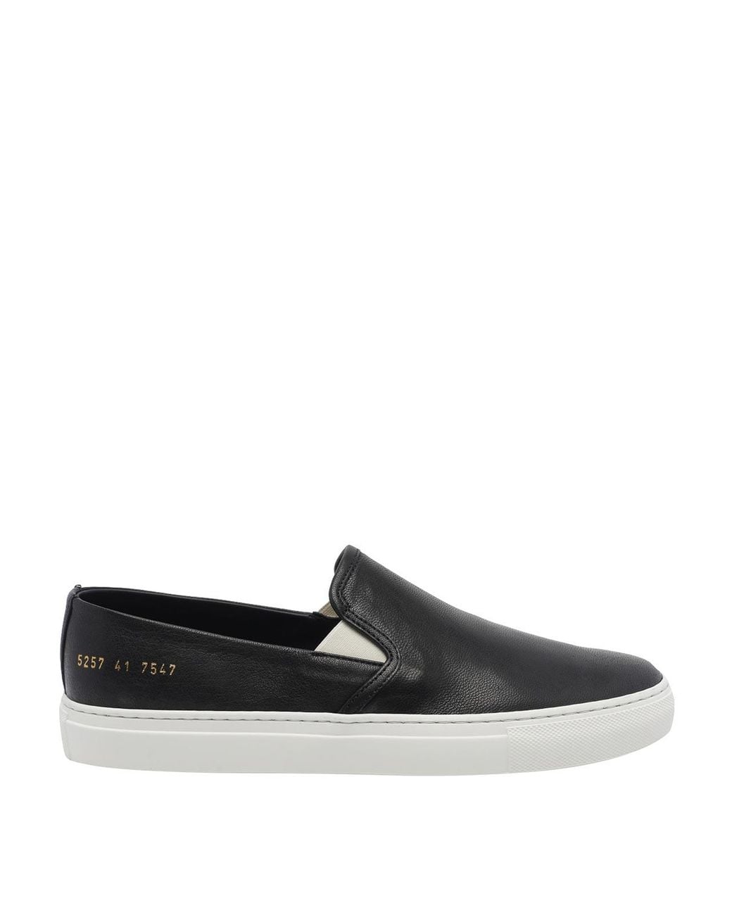 Common Projects Black Minimal Slip On for men