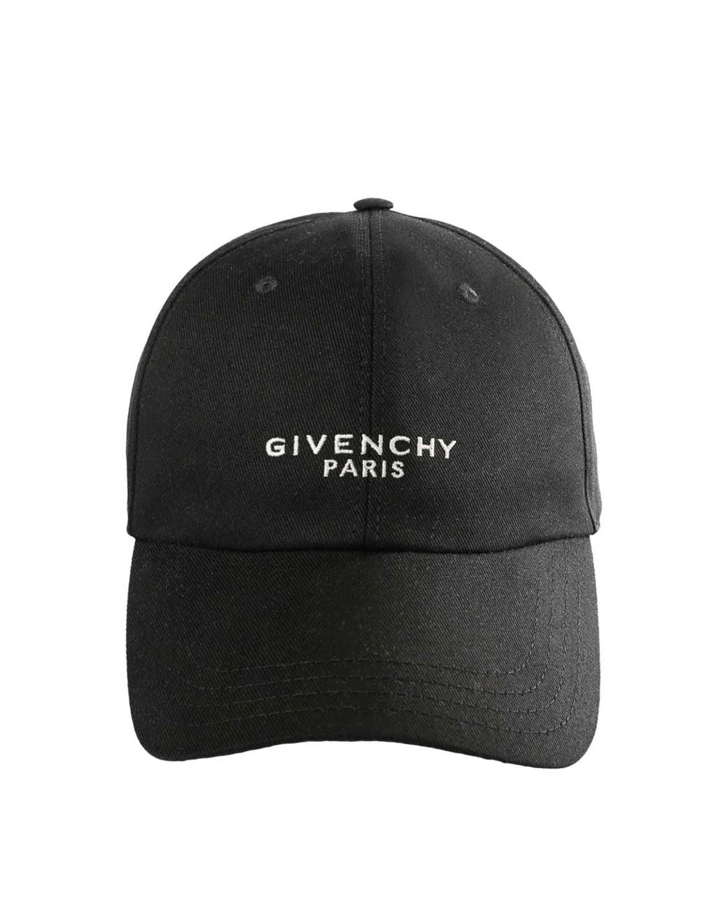 Givenchy Black Logo Cotton Baseball Cap for men