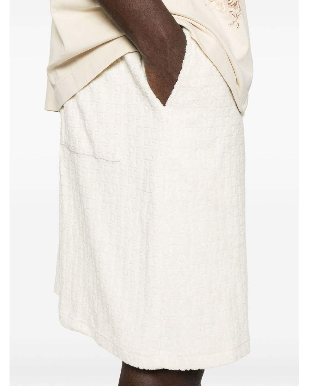 Off-White c/o Virgil Abloh White Bermuda Shorts for men