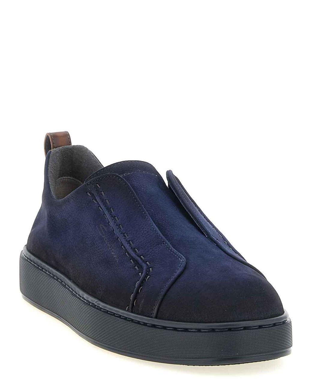 Santoni Blue Sneakers for men