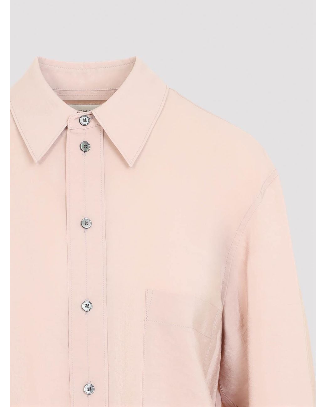 Lemaire Pink Regular Shirt