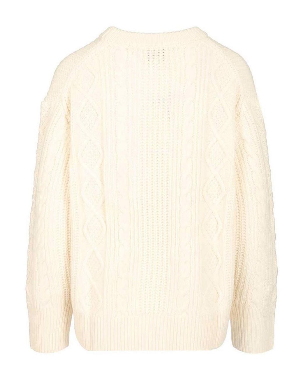 Loulou de Saison Natural Cable Knit Sweater