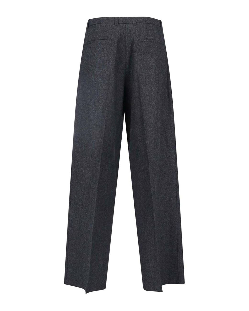 Jil Sander Blue Tailored Wool Trousers for men