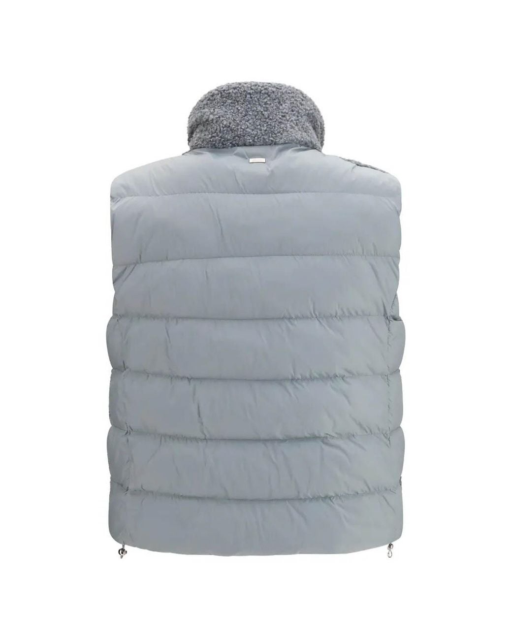 Herno Gray Sleeveless Puff Coat