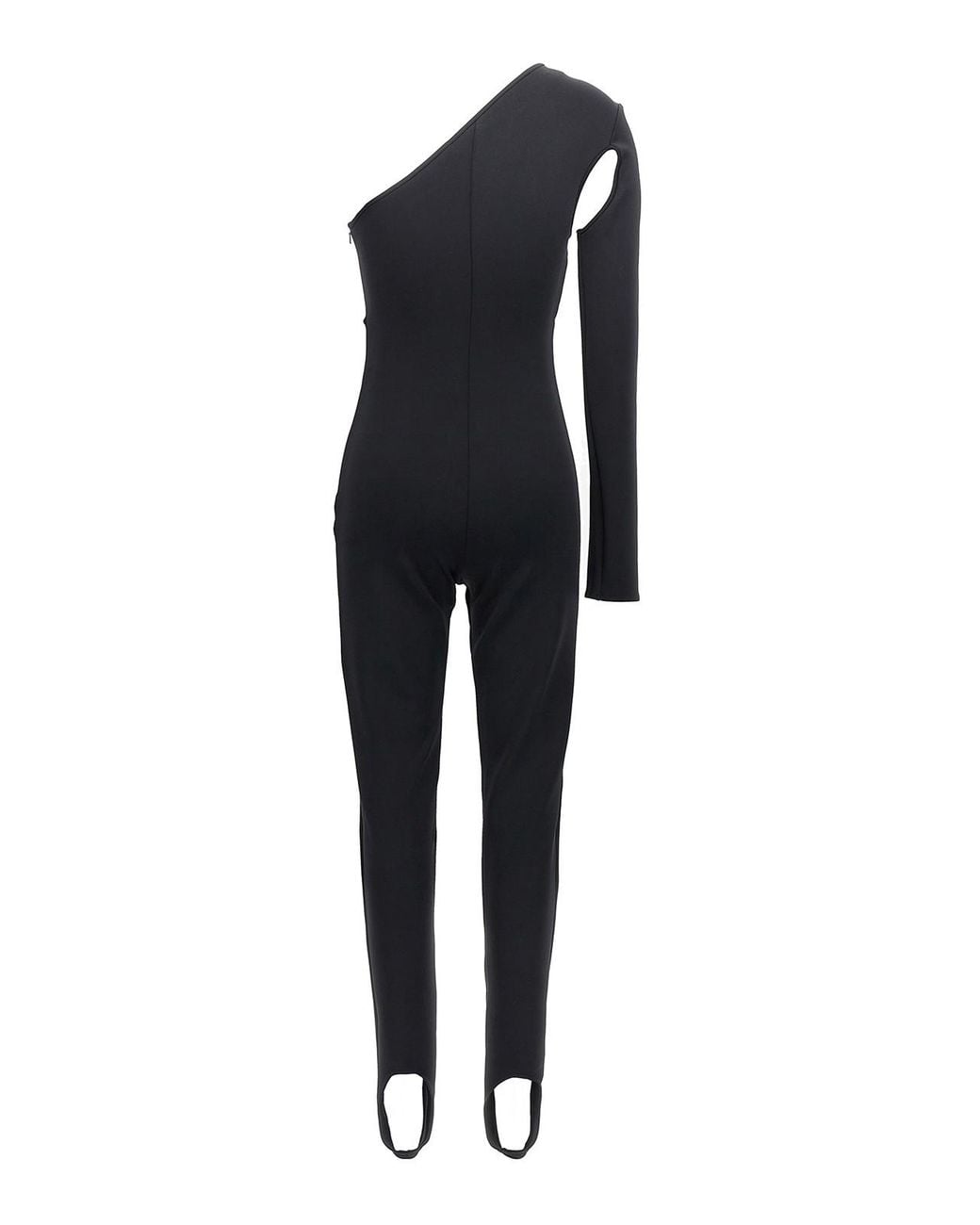 David Koma Black Scuba Cut Out One-Length Bodysuit