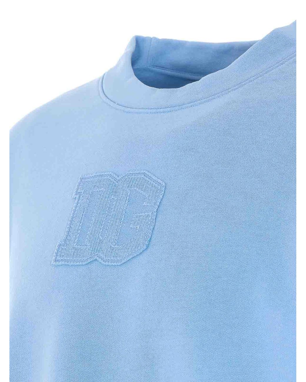 Dolce & Gabbana Blue Dg Patch Sweatshirt for men