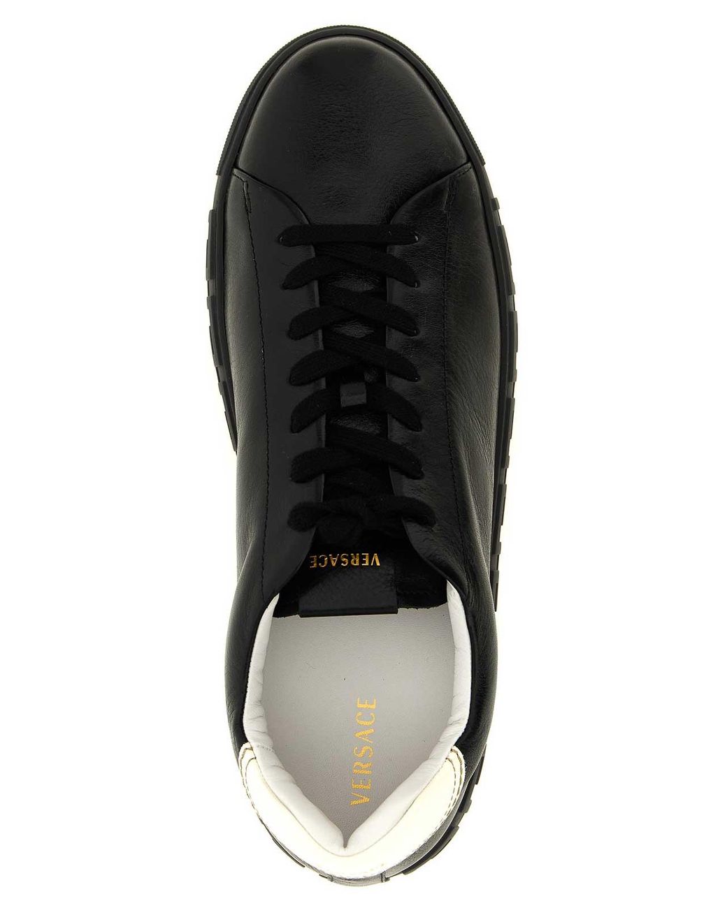 Versace Black 'Greca' Sneakers for men