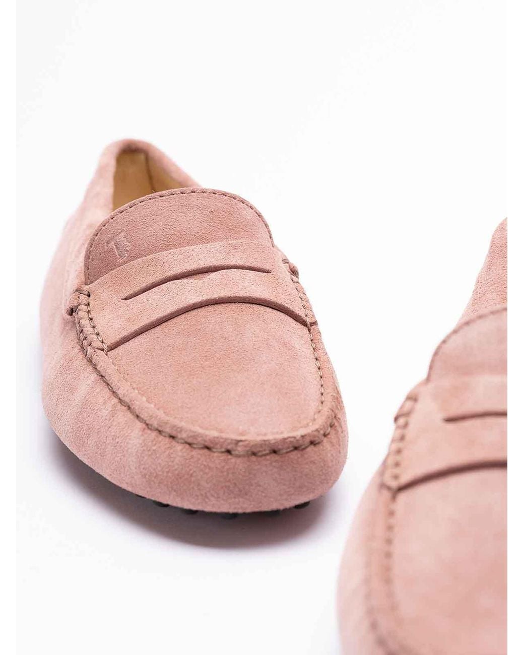 Tod's Pink Loafers